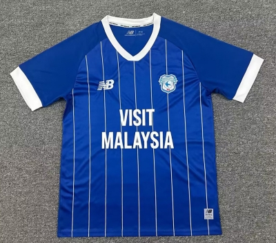 2526 Cardiff City Home Soccer Jersey